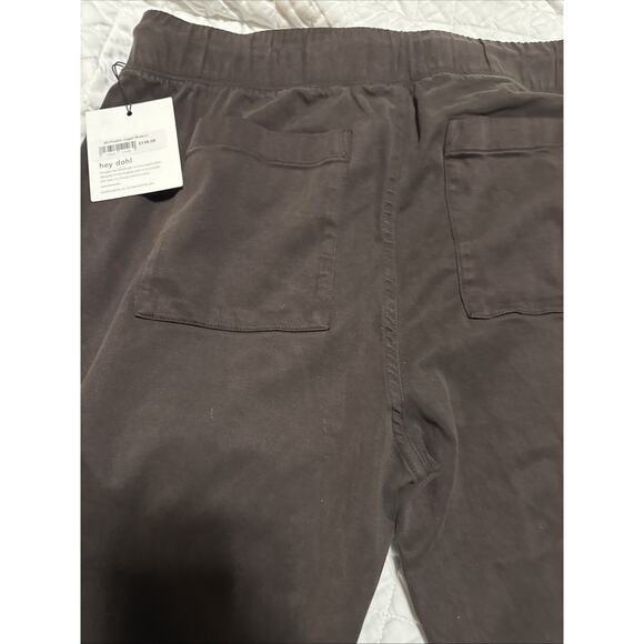 bella dahl Stretch Pant Size Large Jogger Brown NWT - Picture 9 of 12